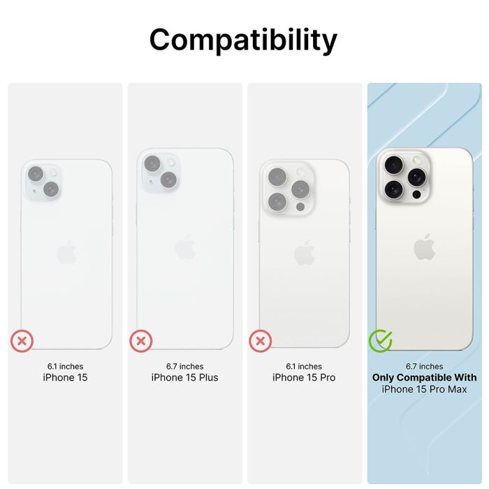 Catalyst Influence Case with MagSafe iPhone 15 Pro Max Clear