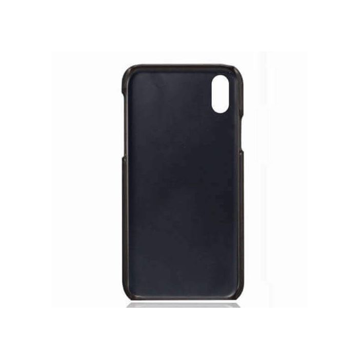 Casecentive Leder Wallet Back Case iPhone XS Max Schwarz
