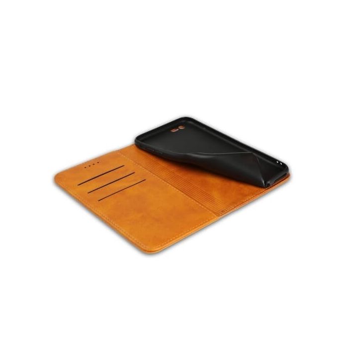 Casecentive PU Lederhülle iPhone 7 / 8 / SE 2020 beige