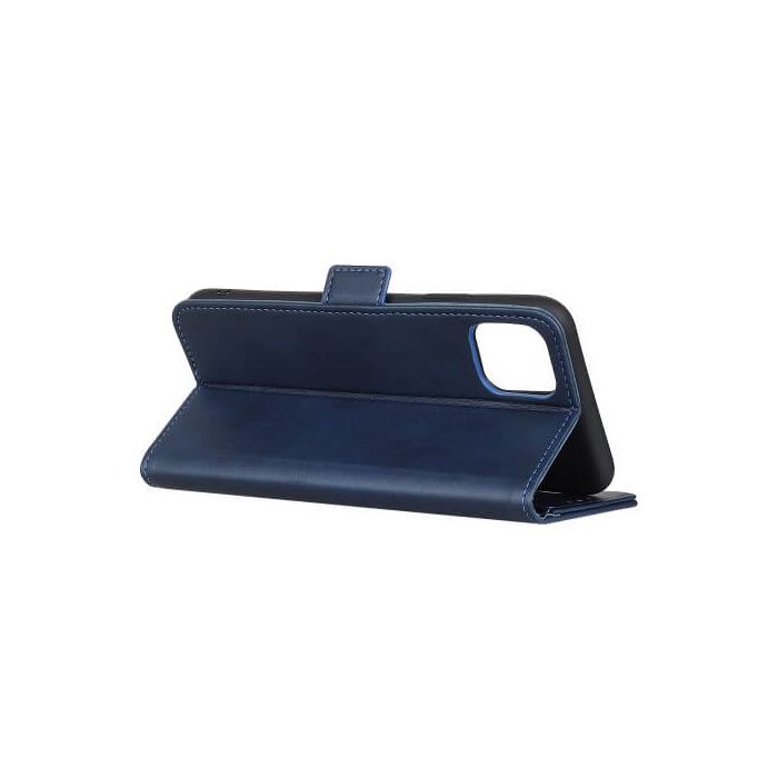 Casecentive Magnetic Leather Wallet case Galaxy S20 blau