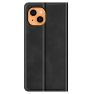 Casecentive Magnetic Leather Wallet Case iPhone 13 Mini schwarz sticky