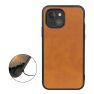 Casecentive Shockproof Leather Back Case iPhone 13 Mini braun sticky