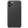 Apple Leder Hülle iPhone 11 Pro schwarz  sticky