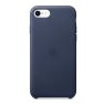 Apple iPhone 7 / 8 / SE 2020 / 2022 Lederhülle Midnight Blue sticky