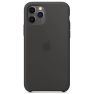 Apple Silikon Hülle iPhone 11 Pro schwarz sticky