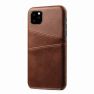 Casecentive Leather Wallet Back Case iPhone 12 / iPhone 12 Pro braun sticky