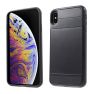 Casecentive Card Holder Back Case iPhone XS Max schwarz sticky