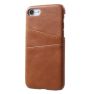 Casecentive Leder Wallet back case iPhone 7 / 8 / SE 2020 braun  sticky