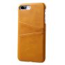 Casecentive Leder Wallet Back Case iPhone 7 / 8 Plus Beige sticky