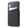 Casecentive Leder Wallet Back Case iPhone XR schwarz sticky