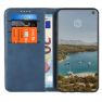 Casecentive Leder Wallet Case Samsung Galaxy S10e Blau sticky