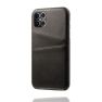 Casecentive Leder Wallet Back Case iPhone 12 Pro Max schwarz sticky