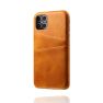 Casecentive Leather Wallet Back Case iPhone 12 Pro Max tan / braun sticky