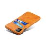 Casecentive Leather Wallet Back Case iPhone 12 Pro Max tan / braun thumbnail