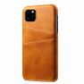 Casecentive Leder Wallet Backcase iPhone 11 Pro Max beige sticky