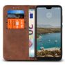 Casecentive Leder Wallet case Huawei P20 Pro Braun sticky