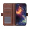 Casecentive Magnetic Leather Wallet case Galaxy A51 schokobraun  sticky