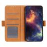 Casecentive Magnetic Leather Wallet case Galaxy A71 braun sticky