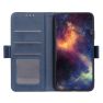 Casecentive Magnetic Leather Wallet case Galaxy S20 blau sticky