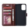 Casecentive Magnetische Leder Hülle Brieftasche Galaxy S20 Ultra Kaffee sticky