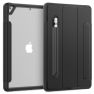 Casecentive Rugged Smart Cover Case iPad 10.2 schwarz  sticky