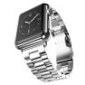 Casecentive Edelstahlarmband massiv Apple Watch 38 / 40 mm Silber sticky