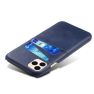 Casecentive Leder Wallet Back Case iPhone 12 Mini blau thumbnail