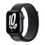 Apple Nike Sport Loop Apple Watch 38mm / 40mm / 41mm Schwarz / Summit Weiß sticky