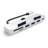 Satechi USB-C Hub Aluminium Clamp Pro silber sticky