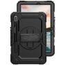 Casecentive Handstrap Pro Hardcase mit Griff Galaxy Tab S8 2022 schwarz sticky