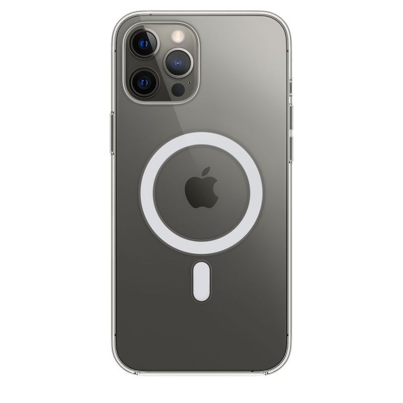 Apple Silikon MagSafe Case iPhone 12 Pro Max clear ✓