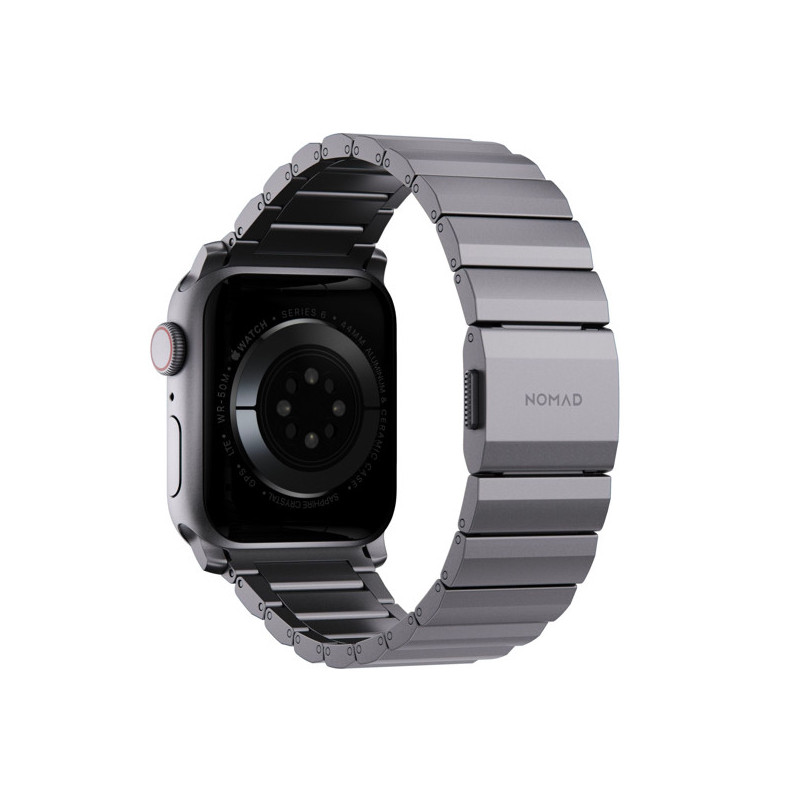 Nomad Aluminum Strap Watch 42/44/45/49mm Space Grau Apple