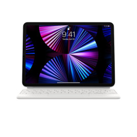 Apple Magic Keyboard iPad Pro 11 Zoll / Air 10.9 Zoll (2021) / Air 11 Inch 2024 QWERTY UK Weiß