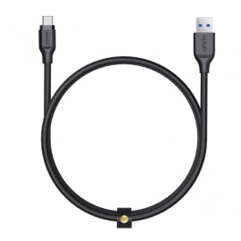 Aukey Braided Cable USB-A zu USB-C 1.2m schwarz