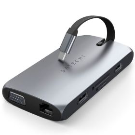 Satechi USB-C On-the-Go Multiport Adapter spacegrau